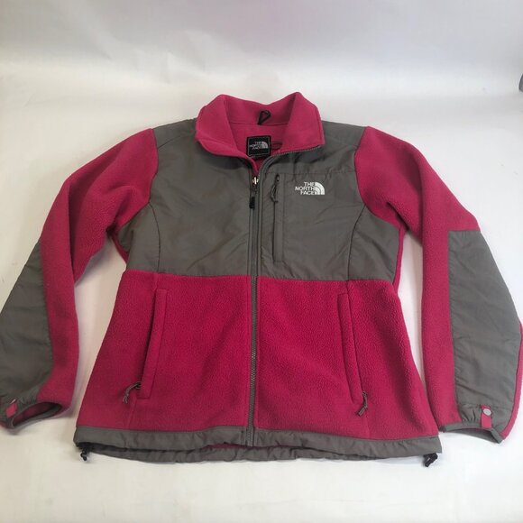 The North Face Jackets & Blazers - The North Face Denali Polartec Fleece Jacket Rambutan Pink Gray Women's Medium